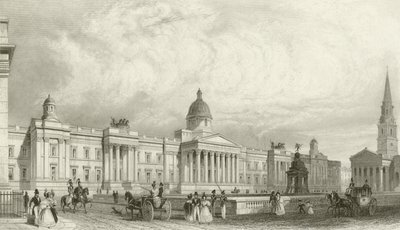 La Nouvelle Galerie Nationale, Trafalgar Square, Londres - Thomas Hosmer Shepherd