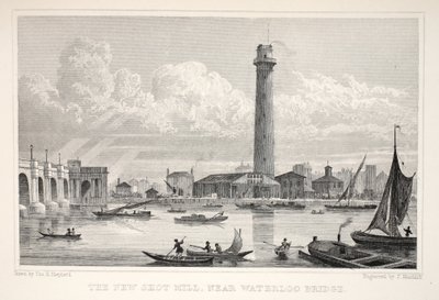 Le Nouveau Moulin à Tirs, près du Pont de Waterloo, de 