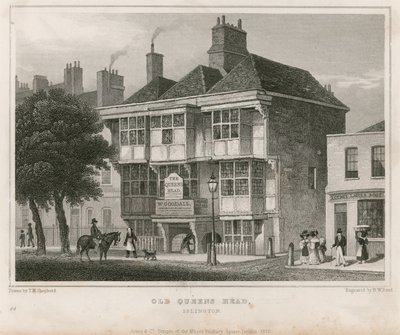 La vieille tête de la reine, Islington - Thomas Hosmer Shepherd