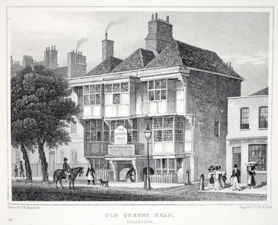 La vieille tête de la reine, Islington, de 