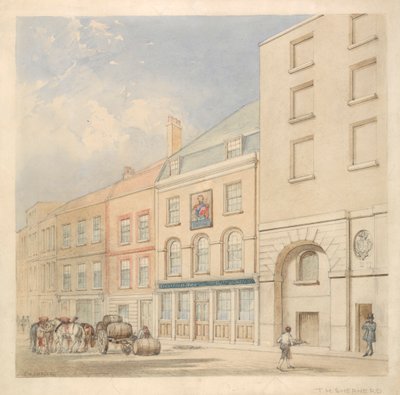 Le Prince Albert, 11 Coopers Row, Crutched Friars, et les entrepôts de thé et de vin de Cooper - Thomas Hosmer Shepherd