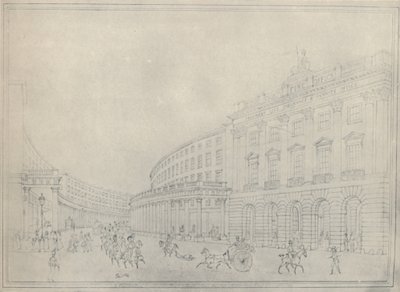 Le Quadrant, Regent Street, 1822, 1920 - Thomas Hosmer Shepherd