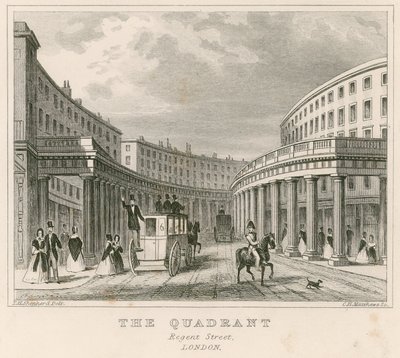Le Quadrant, Regent Street, Londres - Thomas Hosmer Shepherd
