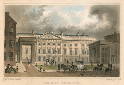 La Monnaie royale, Tower Hill, Londres - Thomas Hosmer Shepherd