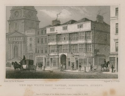 Le White Hart, Bishopsgate Street - Thomas Hosmer Shepherd