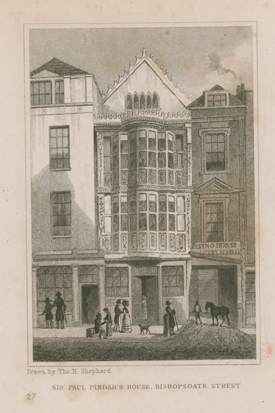 La Maison de Sir Paul Pindar - Thomas Hosmer Shepherd