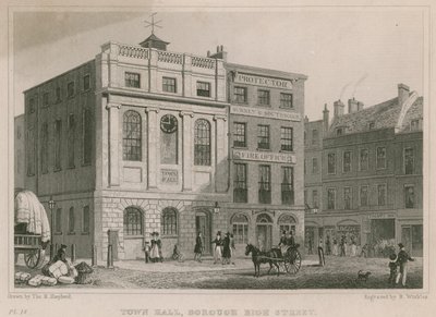 Hôtel de ville, Borough High Street, Southwark, Londres - Thomas Hosmer Shepherd