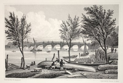 Pont de Vauxhall depuis Millbank, de 