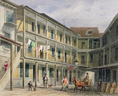 Vue de la cour de l