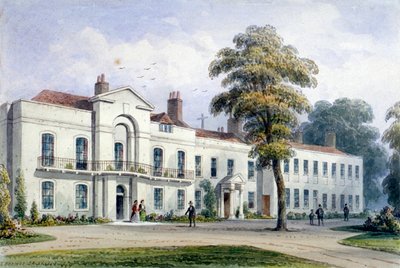 Vue de Brompton Lodge, Kensington, Londres - Thomas Hosmer Shepherd