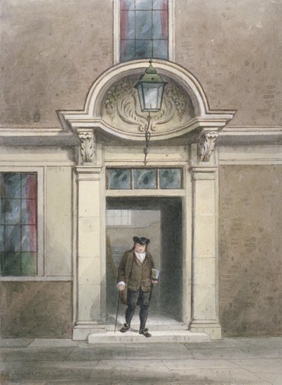 Vue de la porte et de l