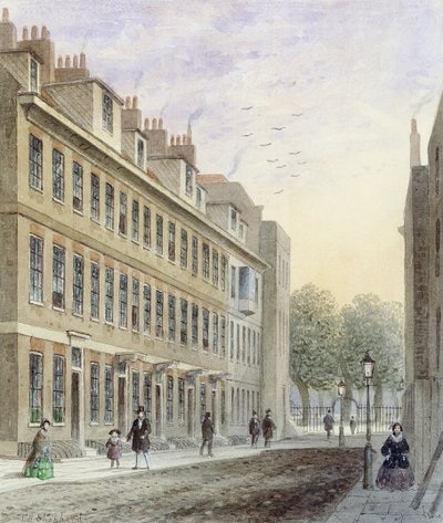 Vue de Fludyer Street, en direction de St. James