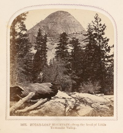 Montagne Sugar-Loaf - depuis la tête de la vallée de Little Yo-Semite - Thomas Houseworth
