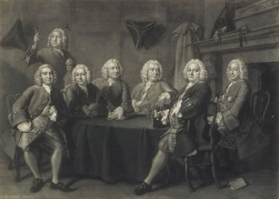 Le club des échevins de Benn, gravé par J. Faber - Thomas Hudson