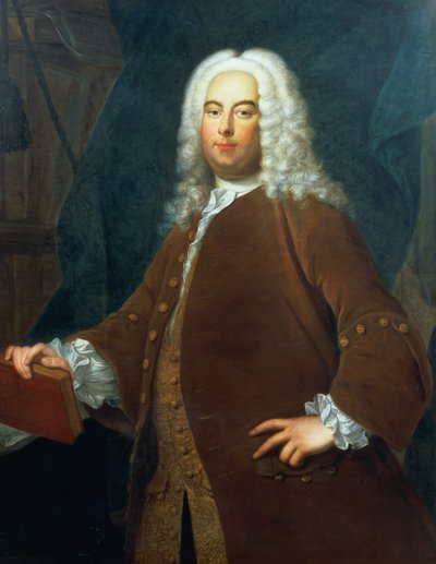 Portrait de George Frederick Handel (1685-1759) c.1736 - Thomas Hudson