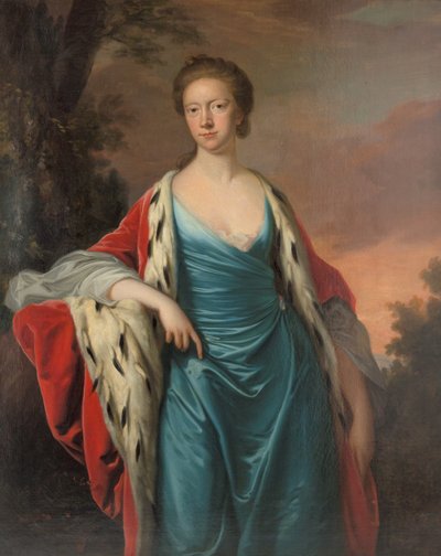 Princesse Mary de Grande-Bretagne 1723-1772, landgravine de Hesse-Kassel - Thomas Hudson