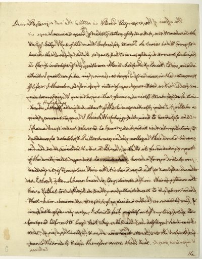 Lettre autographe signée en tant que ministre des États-Unis en France, à Dr. John Page - Thomas Jefferson