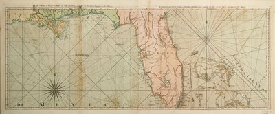 Carte de la Floride - Thomas Jefferys