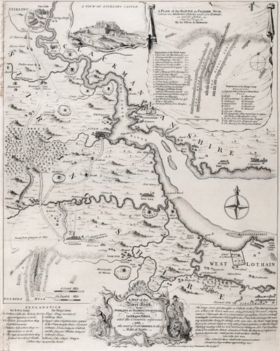 La bataille de Falkirk, 28 janvier 1746 - Thomas Jefferys