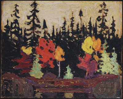 Épinette noire et érable, 1915 - Tom Thomson