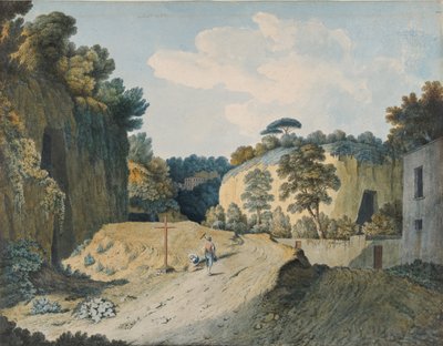 Une route dans une gorge près de Naples, 1782 - Thomas Jones