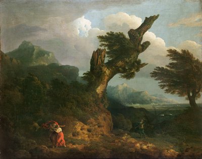 Une tempête - Prospero, Miranda et Caliban espionnent le naufrage - Thomas Jones
