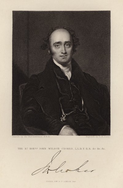 John Wilson Croker - Thomas Lawrence