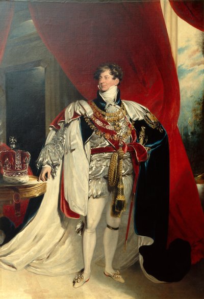 Le roi George IV en robe de jarretière - Thomas Lawrence