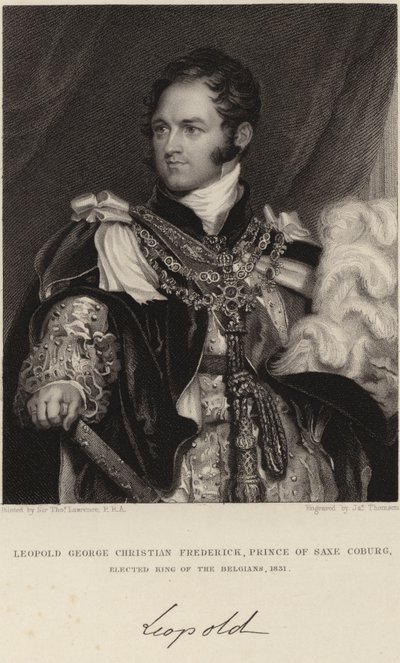 Le roi Léopold Ier de Belgique - Thomas Lawrence