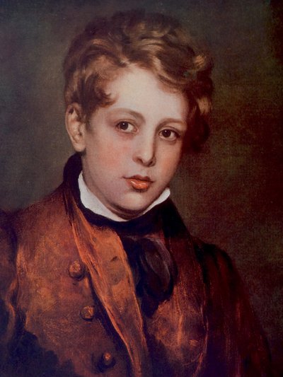 Lord Byron, poète anglais enfant - Thomas Lawrence