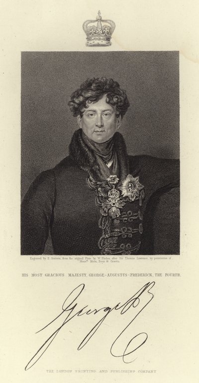 Portrait du roi George IV - Thomas Lawrence