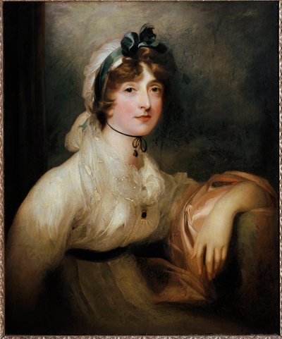 Portrait de Lady Milner, jeune femme vêtue d