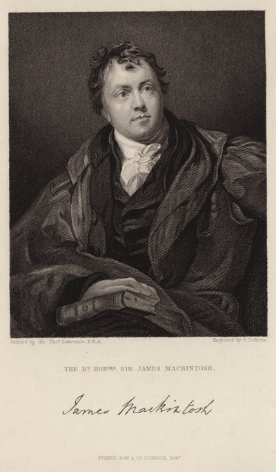 Portrait de Sir James Mackintosh - Thomas Lawrence