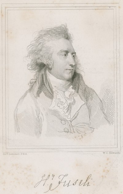 Portrait du peintre suisse Henry Fuseli - Thomas Lawrence