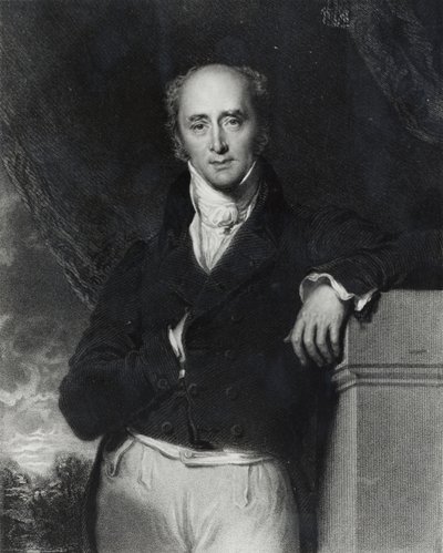 Portrait du très honorable Charles Grey, comte Grey (1764-1845) gravé par J. Cochran - Thomas Lawrence