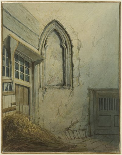 Une petite cour adjacente à un passage de Baldwin Street à St Nicholas Street - Thomas Leeson the Elder Rowbotham