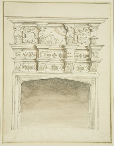 Cheminée au 49 Broad Quay - Thomas Leeson the Elder Rowbotham
