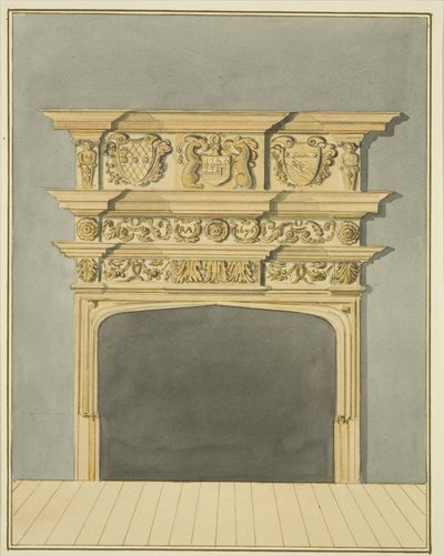 Cheminée au 49 Broad Quay - Thomas Leeson the Elder Rowbotham