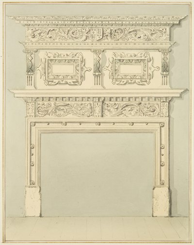 Cheminée dans la salle basse, 9 Small Street - Thomas Leeson the Elder Rowbotham