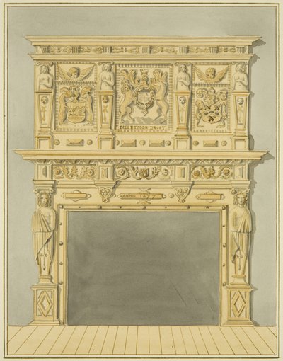 Cheminée dans la maison à côté de St James