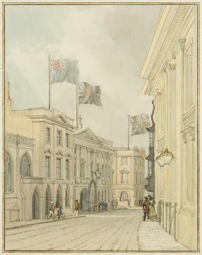 Corn Street depuis le Conseil Municipal - Thomas Leeson the Elder Rowbotham