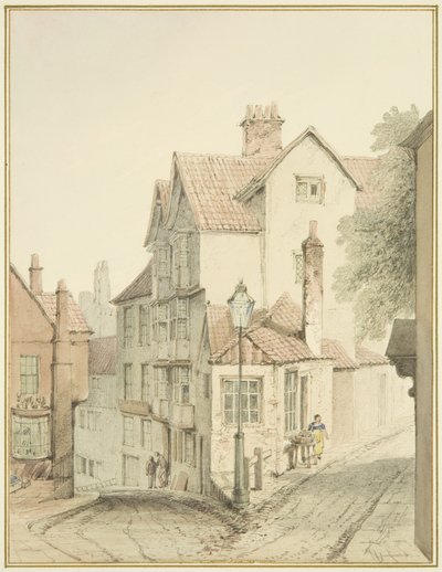 Coin de Trenchard Lane et Steep Street - Thomas Leeson the Elder Rowbotham