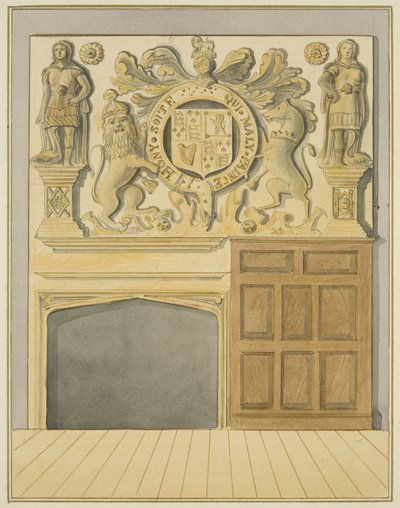 Cheminée chez M. Barne, Counterslip - Thomas Leeson the Elder Rowbotham