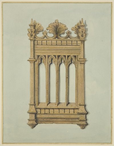 Fragment de chêne sculpté de l