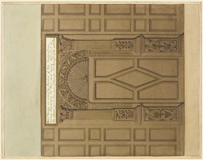 Porte intérieure de la grande salle de la Monnaie, maintenant l