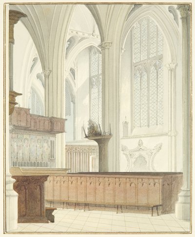 Intérieur de la Cathédrale de Bristol, près de l
