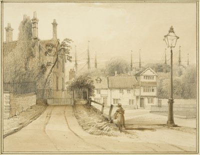 Lower College Green, ou College Square - Thomas Leeson the Elder Rowbotham