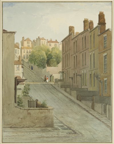 Rue Montague et maisons sur Kingsdown - Thomas Leeson the Elder Rowbotham