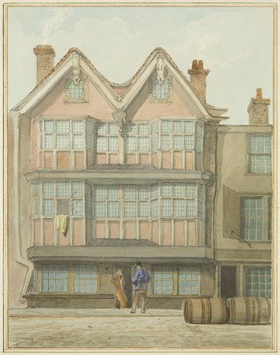 Vieilles maisons du côté ouest, Marsh Street - Thomas Leeson the Elder Rowbotham