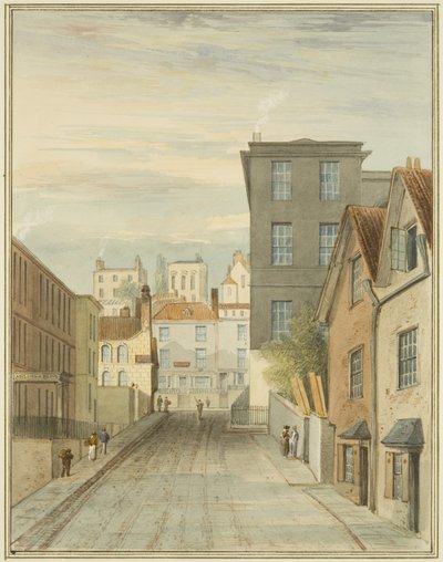 Partie de Magdalen (Lower Maudlin) Lane montrant l